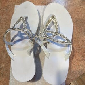 Sandals, with a wedge, size 7-8